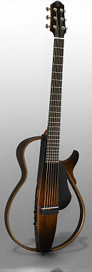 Электроакустическая гитара - Silent Yamaha SLG200S TOBACCO BROWN SUNBURST