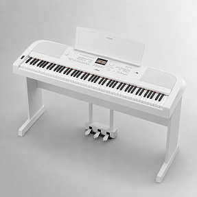 Цифровое пианино Yamaha DGX-670WH SET
