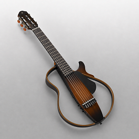 Электроакустическая гитара - Silent Yamaha SLG200N TOBACCO BROWN SUNBURST