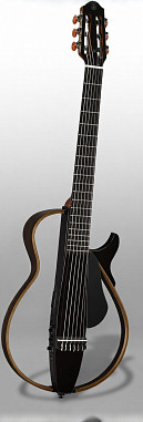 Электроакустическая гитара - Silent Yamaha SLG200N TRANSLUCENT BLACK