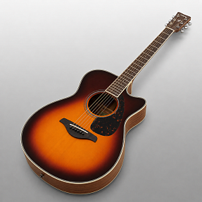 Электроакустическая гитара Yamaha FSX820C BROWN SUNBURST
