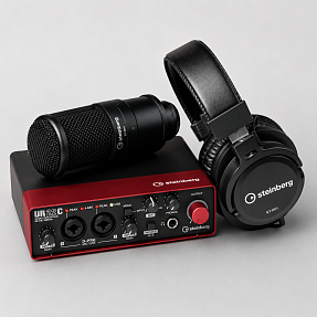 Комплект для звукозаписи Steinberg UR22C Red Recording Pack