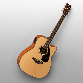 Электроакустическая гитара Yamaha FGX800C NATURAL