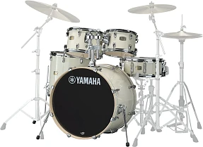 Комплект акустических барабанов Yamaha Stage Custom Birch SBP0F5 Classic White