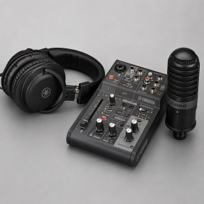 Комплект для звукозаписи Yamaha AG03MK2 Black LSPK