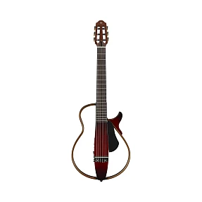 Электроакустическая гитара - Silent Yamaha SLG200N CRIMSON RED BURST