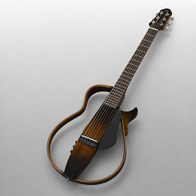 Электроакустическая гитара - Silent Yamaha SLG200S TOBACCO BROWN SUNBURST