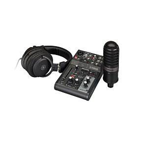 Комплект для звукозаписи Yamaha AG03MK2 Black LSPK