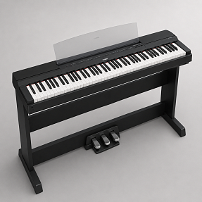 Цифровое пианино с подставкой и блоком педалей Yamaha P-255B Set